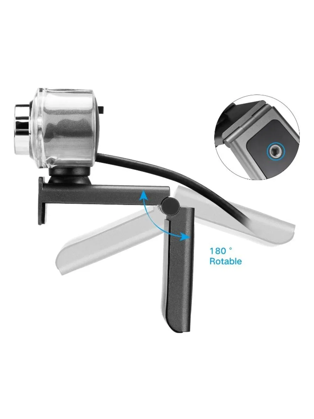 Papalook 1080P Pro Full HD Webcam w/ Microphone PA452 PC Video w/ USB Desktop Ta